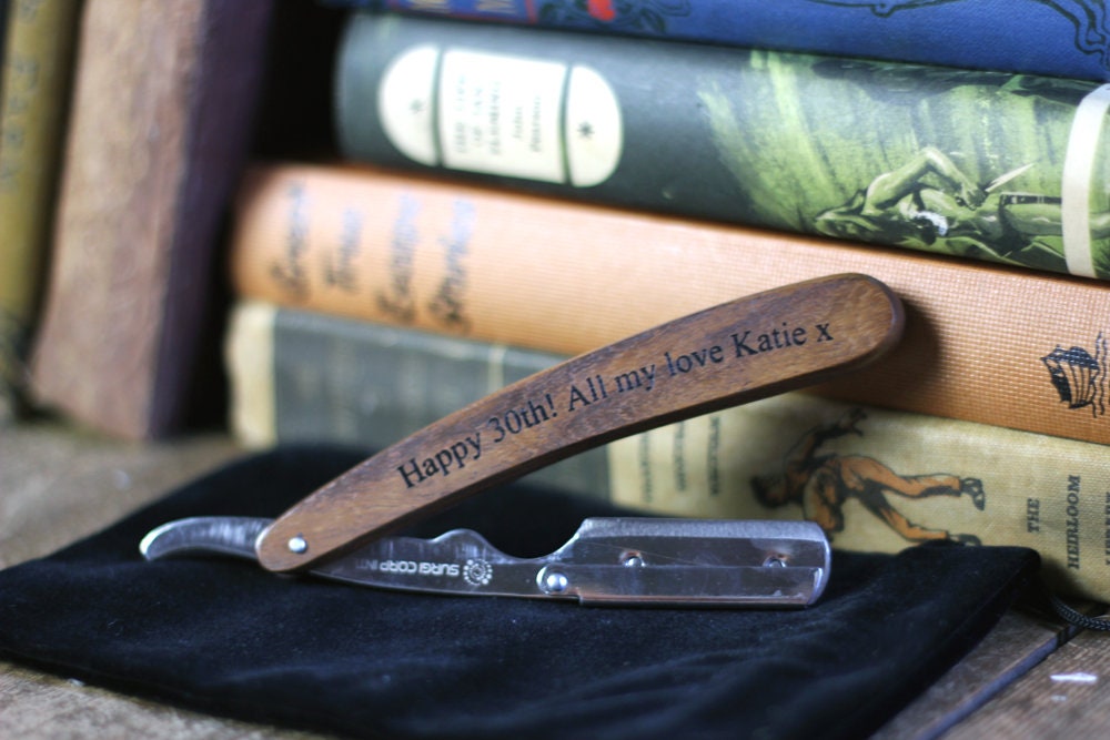 Personalised Shavette Razor – Classic Shave Gift