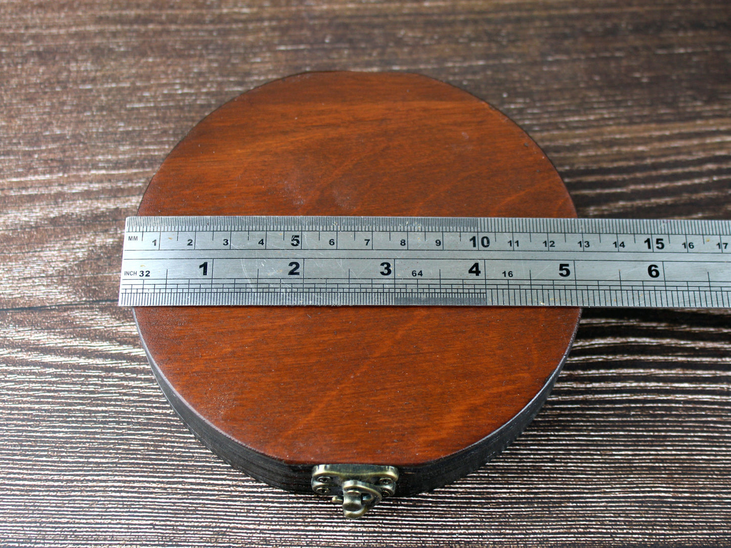 Round Obsidian Scrying Mirror - Tree of Life Design