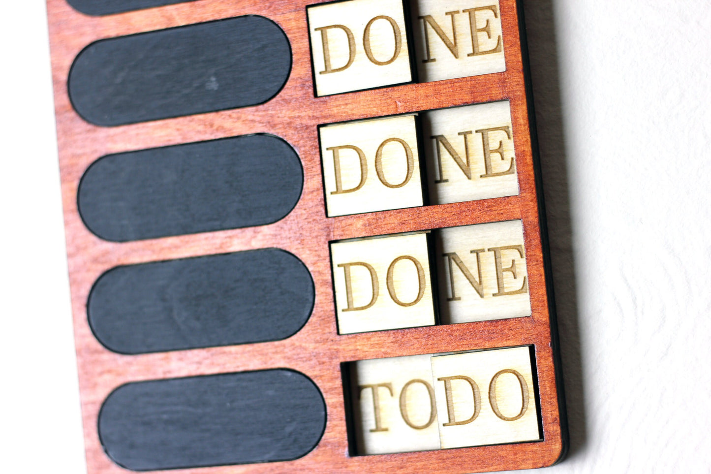 Custom wooden chore chart, record chores and tasks on this editable weekly chore board, wooden to do and task tracker, make it magnetic