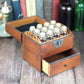 12 Bottle Apothecary Chest with Drawer