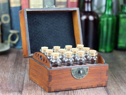 12 Bottle Apothecary Chest