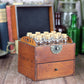 12 Bottle Apothecary Chest with Drawer