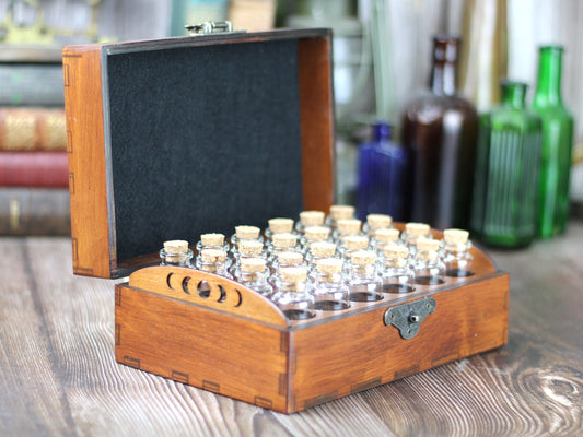 24 Bottle Apothecary Chest