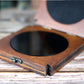 Obsidian Scrying Mirror in Maltese Cross Wooden Box – Tree of Life Design