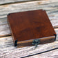 Obsidian Scrying Mirror in Maltese Cross Wooden Box – Tree of Life Design