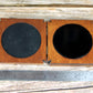 Obsidian Scrying Mirror in Maltese Cross Wooden Box – Tree of Life Design