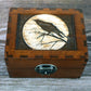 12 Bottle Apothecary Box – Crow/Raven Moon Design