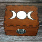 12 Bottle Apothecary Chest -  Triple Goddess Design