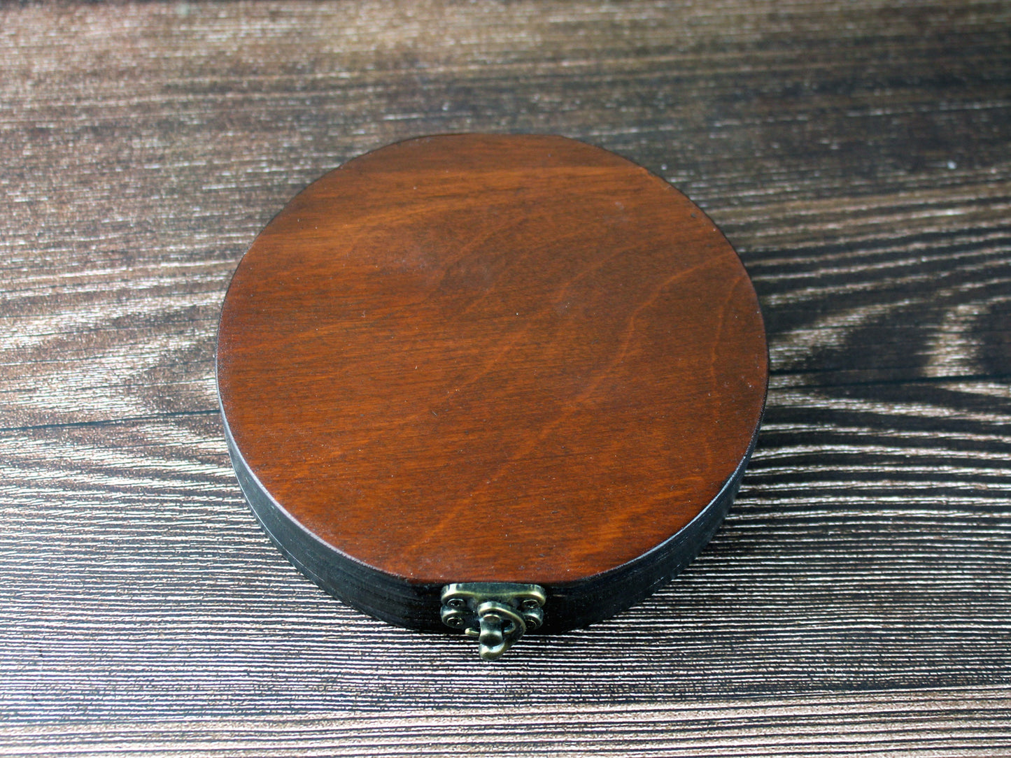 Round Obsidian Scrying Mirror - Tree of Life Design
