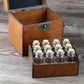12 Bottle Two-Section Apothecary Chest – Personalised Option