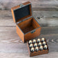 12 Bottle Two-Section Apothecary Chest – Personalised Option