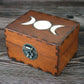 12 Bottle Apothecary Chest -  Triple Goddess Design