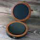 Round Obsidian Scrying Mirror - Seeing Eye Design