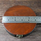 Round Obsidian Scrying Mirror - Seeing Eye Design