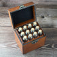 12 Bottle Two-Section Apothecary Chest – Personalised Option
