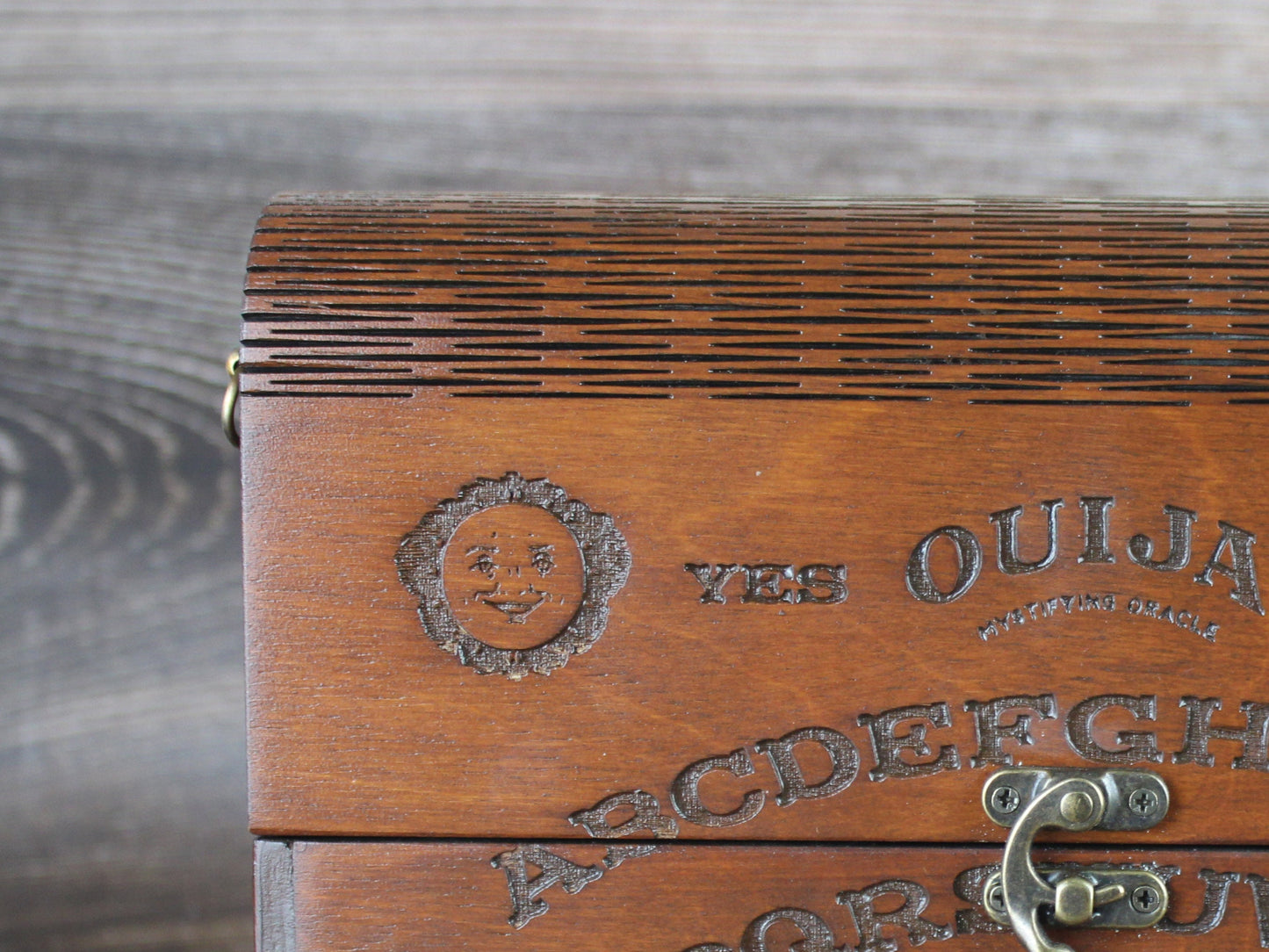Handmade Wooden Handbag – Ouija Spirit Board Design