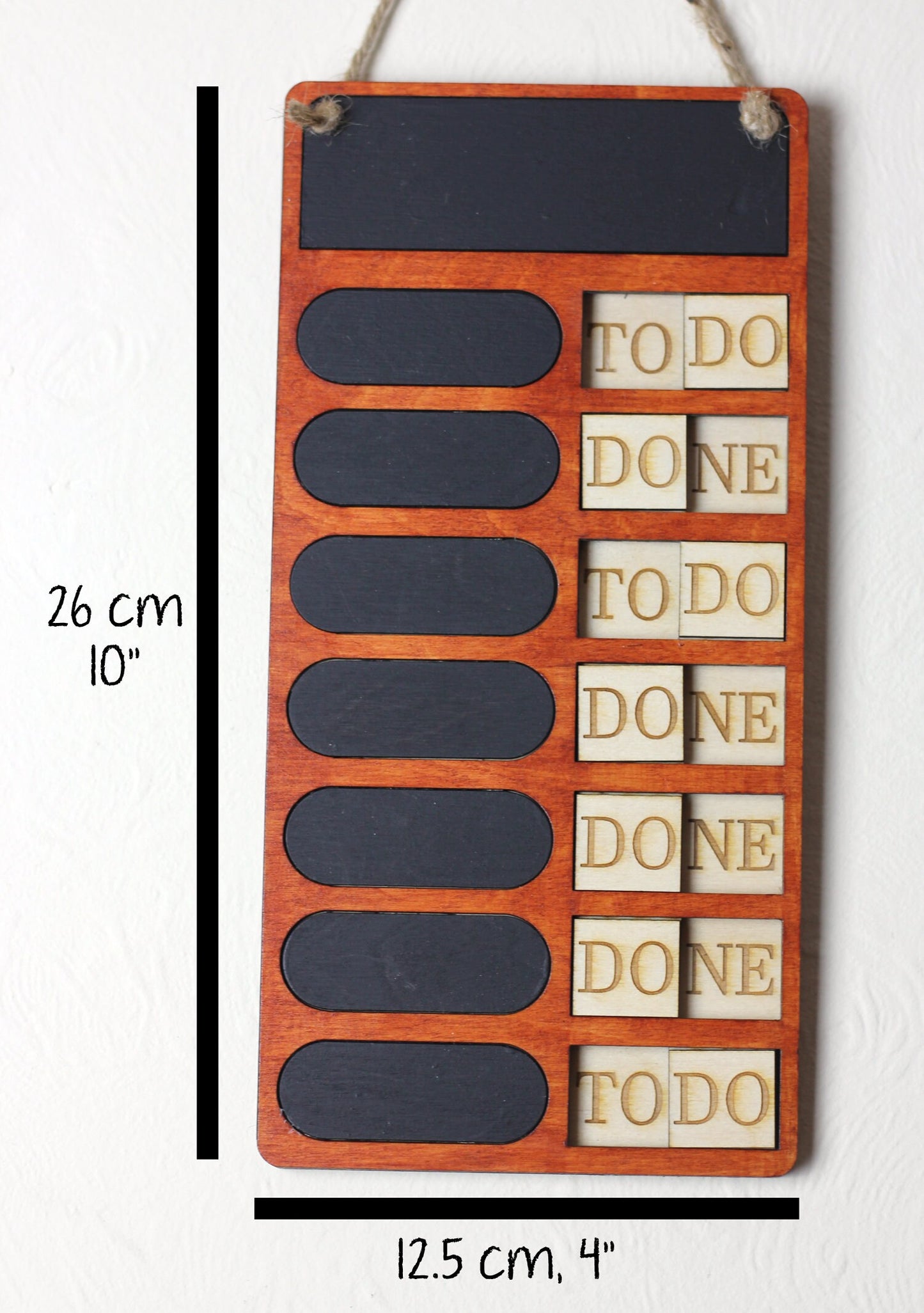 Custom wooden chore chart, record chores and tasks on this editable weekly chore board, wooden to do and task tracker, make it magnetic